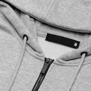 Top Trendy Custom Logo Men Puff Printing 380gsm Digital Printing Winter Embroidery Oversized Zip Hoodie - Product Image 5