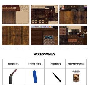 Meilleur kit de bibliothèque <span class=keywords><strong>Mulan</strong></span>, étagère à livres, insert de bibliothèque, niche miniature Cottagecore, livre 3D pour adultes - Product Image 6