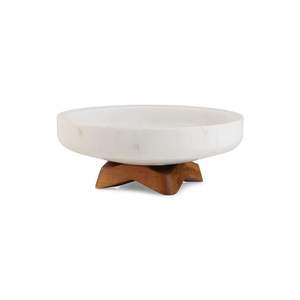 Affordable Price Marble Serving <b>Bowl</b> with a Deep Design Ideal for Serving Pasta Vegetables or <b>Desserts</b> - Product Image 6