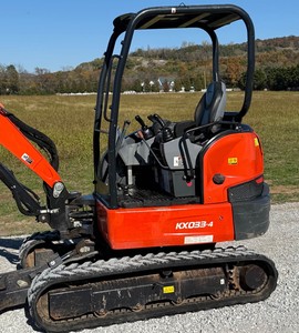 Kubota KX033-4 3.3-ton compact mini-excavator, 2025 model | Kubota KX033-4 hydraulic compact excavator, 3.3-ton earthmoving. - Product Image 6