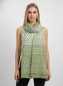 ผ้าคลุมไหล่ลายพิมพ์ชนเผ่าทำมือสำหรับฤดูร้อน ผ้าฝ้ายพิมพ์ลาย ผ้าคลุมไหล่พิมพ์ลายทำมือ ผ้าคลุมไหล่ผ้าฝ้ายลายพิมพ์ชนเผ่า - Product Image 3