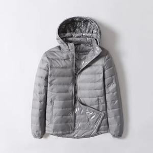 Parka d'hiver de qualité supérieure pour hommes veste à chapeau détachable ultra-légère avec manteaux chauds coupe-vent col montant en toile - Product Image 6