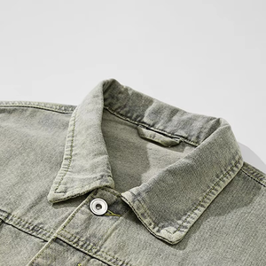 Chaquetas de mezclilla para hombre a la moda, chaqueta de algodón transpirable, perfecta para uso diario informal, actividades al aire libre y viajes. - Product Image 4