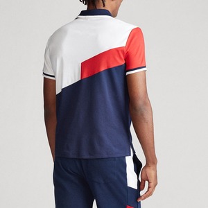 Ensemble deux pièces d'été pour hommes de couleur unie Polos à manches courtes en tricot et shorts à cordon Costumes pour hommes Vêtements décontractés - Product Image 5