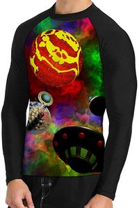 Prix d'usine, vente chaude, rashguard personnalisé, best-seller, nouveau design, rashguard avec protection UV, rashguard pour hommes pour le surf - Product Image 4