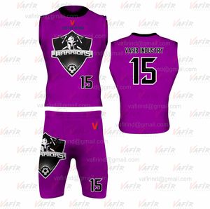 Ensembles d'uniformes de football américain 7v7 personnalisés en gros 7on7 drapeau équipement de football 7-sur-7 drapeau uniforme de football pour les jeunes adultes - Product Image 4