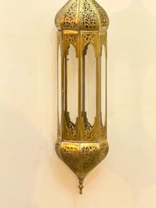 Linterna marroquí diseñada a mano con estilo para decoración del hogar, decoración de la habitación, jardín y decoración festiva, linternas de Metal - Product Image 4