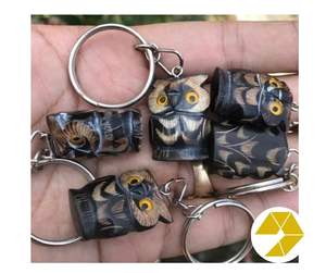 Porte-clés élégant en corne dessiné à la main Cadeau souvenir naturel pour les événements d'anniversaire En stock du Vietnam Conception unique de porte-clés en corne - Product Image 4