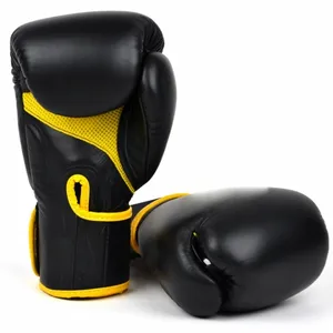 En çok satan profesyonel mikrofiber deri boks eğitim eldivenleri 10oz 12oz 14oz