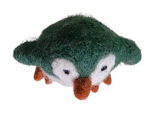 Népal fait à la main durable laine pingouin jouet mignon unisexe personnalisable Logo éducatif feutre Animal pour les enfants jouer - Product Image 3