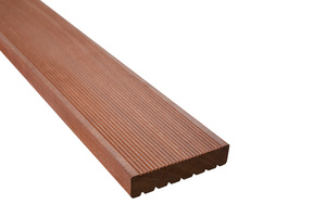 Bangkirai Decking Planches en bois massif 25x145mm Surface rodée/rainurée - Product Image 4