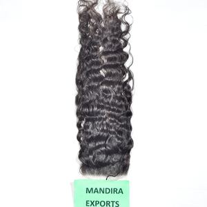 Bast Qualité Indien Brut Donneur Unique Cheveux Noir Couleur HD Suisse dentelle Bouclés Bundles Vierge En Gros 100% Cheveux Humains Naturels - Product Image 4