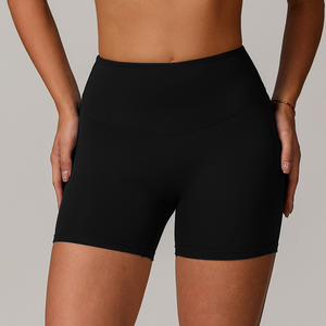 Short de yoga taille haute pour femme coupe ajustée minceur actif Fitness course short d'entraînement pour femme - Product Image 5