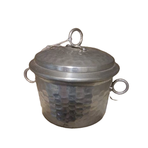 Seau à glace en métal fait à la main en cuivre antique Cadeau élégant et précieux pour la fête pour garder le vin au frais - Product Image 5