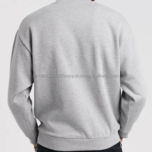 Sudaderas de algodón de alta calidad para hombre, ropa de calle, estampado ligero, nuevo estilo, ropa informal básica, Sudadera de cuello redondo mezclado - Product Image 2