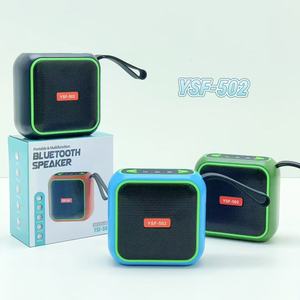 Haut-parleur portable YSF-502 5W avec LED RGB, sans fil, pour extérieur, avec entrée TF et USB, mini haut-parleur - Product Image 2