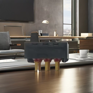 Chất lượng tốt nhất C & K L loạt trượt chuyển dpdt 4A 250V cuộc sống lâu dài công nghiệp điện tử chuyển đổi chuyển đổi trong màu Đen-Vàng l202121ms02ge - Product Image 2