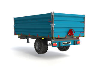 Remolque agrícola de volteo hidráulico pequeño de un solo eje montado en tractor de EE. UU. de buena calidad a precio de fábrica a la venta - Product Image 5