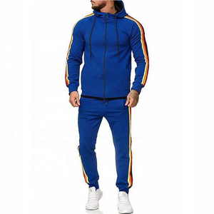 Hommes grande taille sport Fitness Gym Jogging Jogger deux pièces ensemble costume survêtement survêtements logo personnalisé modèles en gros - Product Image 6