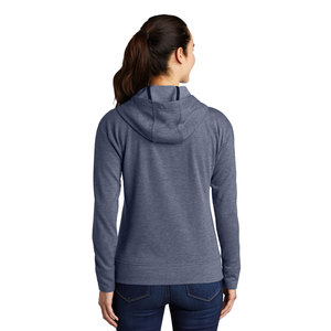 Sweat à capuche de sport pour femme, personnalisable avec logo, à cordon de serrage, entièrement zippé, doublure en coton, séchage rapide - Product Image 5