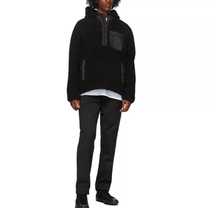 Sweats à capuche Sherpa pour hommes 100% coton Chaud Doux Doublure en polaire Respirant Confortable Décontracté Mode d'hiver Vente en gros bon marché - Product Image 4