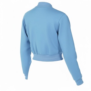 Nouvelle arrivée 2026 Veste universitaire matelassée réversible imperméable écologique pour femme Style Hip Hop Patchwork Col montant - Product Image 3