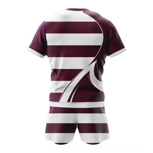 Top Trending Sublimación personalizada Rugby Wear Camisa y pantalones cortos Jerseys Uniformes - Product Image 6
