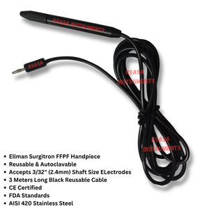 Gran oferta, pieza de mano Ellman Surgitron FFPF, pieza de mano quirúrgica HF autoclavable y reutilizable certificada CE con tamaño de eje Universal - Product Image 2