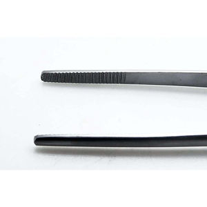 Pinzas de pulgar de acero inoxidable con punta dentada de 5,5 pulgadas y 1,8 cm, instrumentos quirúrgicos manuales para base de tejido de herida - Product Image 4