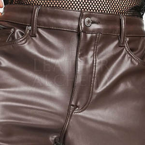 Pantalones de Cuero para Hombre de Alta Calidad con Diseño Moderno de Cintura Flexible, Sensación Cómoda y Material Duradero - Product Image 6