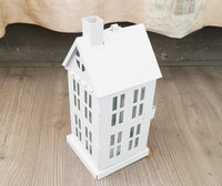Forme de cabane de lanterne de haute qualité et bougeoir décors de mariage décoratifs pour la maison bougie lanterne fabricant en gros supp