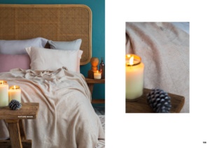 Couverture double en coton premium Suave 500 GSM 180x220 cm, respirante, toutes saisons, pour la maison, design personnalisé, fabriquée en Turquie - Product Image 6