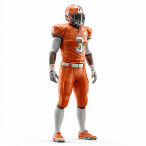 Uniformes de Fútbol Americano 100% Poliéster, Ropa Deportiva, Camisetas de Fútbol con Cuello en V, Unisex - Product Image 3