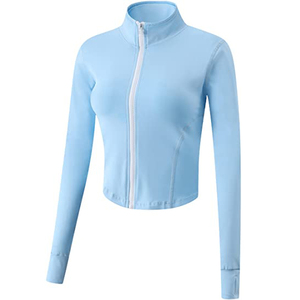Chaquetas deportivas largas desmontables de alta calidad para mujer, ropa de gimnasio activa XL, estampado de algodón, tejido de lona de invierno, sólido alto - Product Image 5