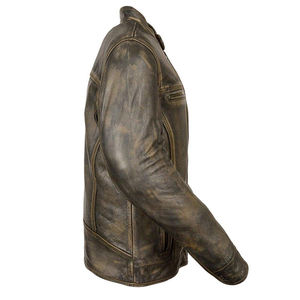 Veste en cuir PU pour homme, coupe ajustée, décontractée, douce et confortable, fabriquée en usine, best-seller, vestes en cuir grandes tailles en vente - Product Image 3