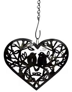 Corazón de Metal para Decoración del Hogar, Corazón Colgante Hecho de Hierro, Tamaño Estándar - Product Image 3