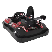 Voiture tamponneuse électrique attrayante pour enfants et adultes, 36V, en fibre de verre, pour l'intérieur et l'extérieur