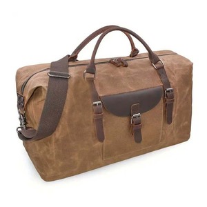 High Quality Luxury Cowhide Leather Duffle <b>Bag</b> Factory Direct Small Gym Weekender Overnight <b>Bag</b> <b>for</b> Travel and Luggage Use - Product Image 4