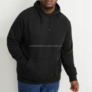Sudadera con Capucha Personalizada para Hombre, Gruesa, de Color Sólido, Talla Grande, para Deportes de Invierno - Product Image 1