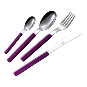 Juego de cubiertos de acero inoxidable de 24 piezas Inox 18/0 You&Me SKY Viola YM24SK 25 - Product Image 1