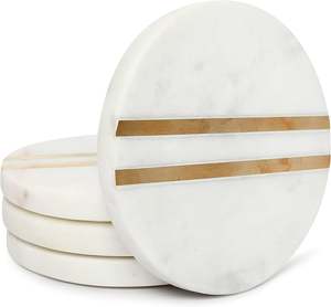 Posavasos Redondos de Metal para Decoración de Mesa en Hoteles y Restaurantes, con Diseño Elegante - Product Image 3