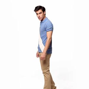 2025 hommes pour Polo T-Shirt à la mode couleur unie nouvelle tendance conçu tissu tricoté écologique plaine teint Technique - Product Image 4