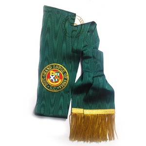 Ceinture rouge de cérémonie USL de haute qualité Accessoires d'inspecteur brodés sur mesure avec décoration en dentelle à vendre - Product Image 5