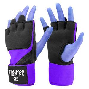 Guantes de Boxeo con Protección de Neopreno para Muñecas y Nudillos, Soporte para Manos para Entrenamiento y Sparring de Muay Thai - Product Image 2