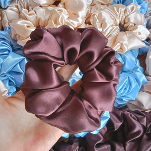 Tóc Đàn Hồi Scrunchy Ban Nhạc Rộng Lớn Fluffy Scrunchies Tóc Tie Phụ Kiện Quà Tặng Ý Tưởng Cho Phụ Nữ Cô Gái OEM Odm Made Trong Việt Nam - Product Image 4