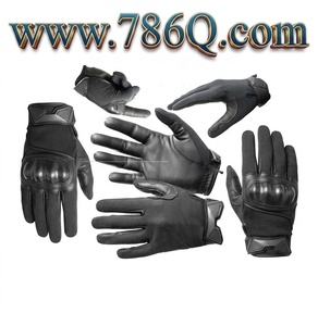 Gants en cuir pour femmes à usage moyen pour la conduite de motos, de vélos et de cyclistes-Gants de sécurité pour mécaniciens résistants aux coupures - Product Image 1