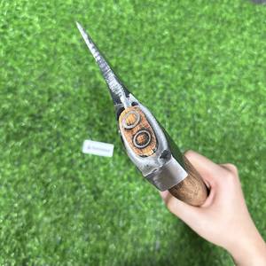 T10ZC forjado 6,89 pulgadas hoja <span class=keywords><strong>grande</strong></span> <span class=keywords><strong>hacha</strong></span> Barbuda al aire libre de acero de alto carbono Camping <span class=keywords><strong>hacha</strong></span> Bushcraft <span class=keywords><strong>hacha</strong></span> con <span class=keywords><strong>mango</strong></span> carbonizado - Product Image 4