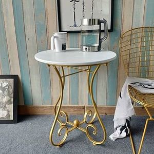 Mesa de centro Sala de estar Oficina Hierro forjado Estilo europeo La mesa de centro es una mesa de textura rugosa - Product Image 3