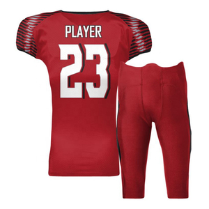Conjunto de Uniforme de Fútbol Americano para Hombre, Sublimado Personalizado de Alta Calidad, Transpirable, Camiseta de Manga Corta y Pantalones de Poliéster - Product Image 4