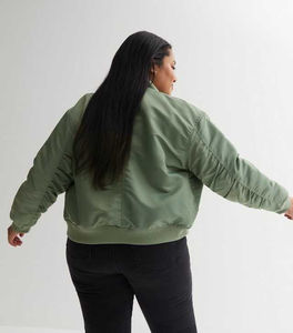 Venta al por mayor 100% algodón bombardero personalizado bordado mujeres chaqueta cortavientos OEM Vintage alta calidad chaqueta mujer chaqueta de invierno - Product Image 5